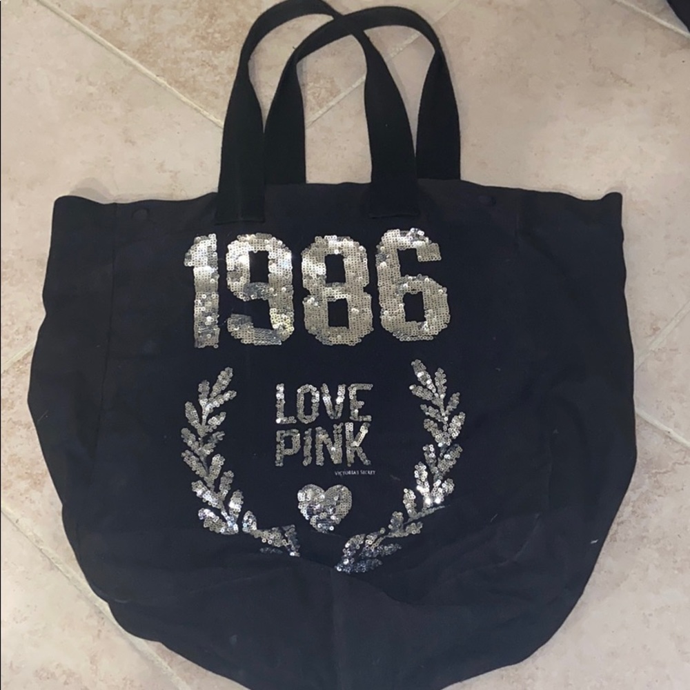 Pink Victoria secret tote bag